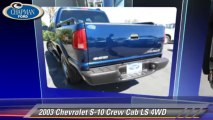 2003 Chevrolet S-10 Crew Cab LS 4WD - Chapman Ford Scottsdale, Scottsdale