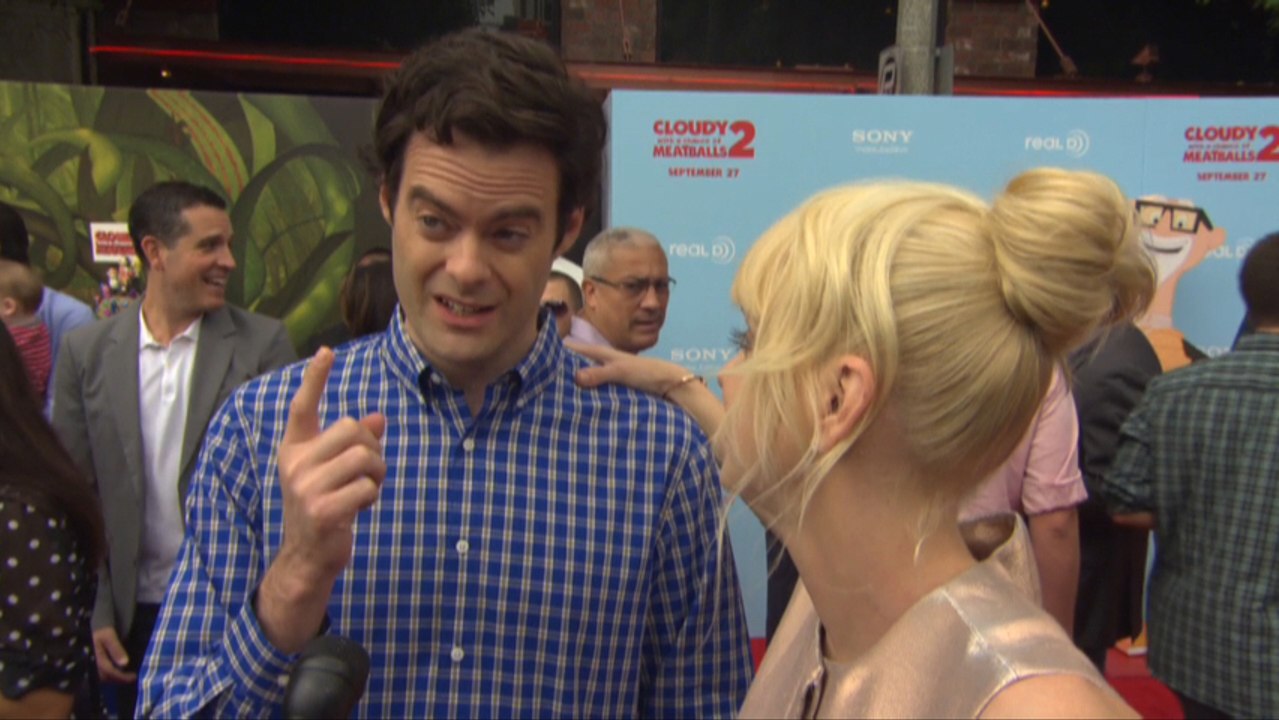 Bill Hader's Funny Moment On The Red Carpet With Anna Faris
