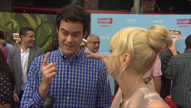 Bill Hader's Funny Moment On The Red Carpet With Anna Faris