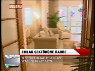 EMLAK SEKTÖRÜNE DARBE