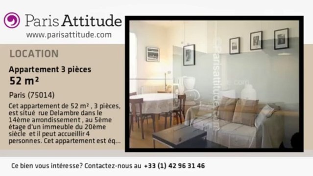 Appartement 2 Chambres à louer - Montparnasse, Paris - Ref. 6073