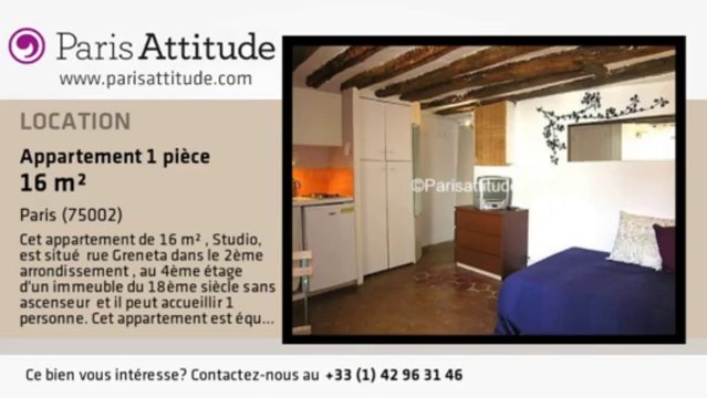 Appartement Studio à louer - Montorgueil, Paris - Ref. 5885