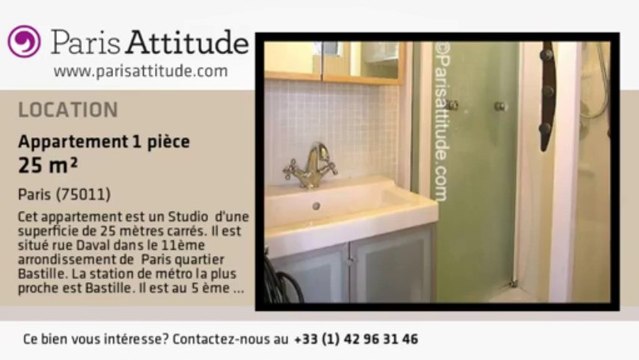 Appartement Studio à louer - Bastille, Paris - Ref. 3240