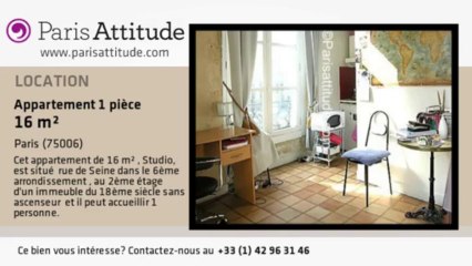 Appartement Studio à louer - St Germain, Paris - Ref. 6006