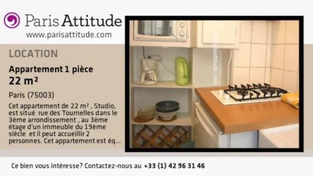 Appartement Studio à louer - Place des Vosges, Paris - Ref. 1733