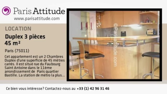 Duplex 2 Chambres à louer - Ledru-Rollin, Paris - Ref. 4261