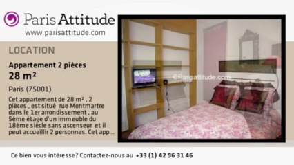 Appartement 1 Chambre à louer - Châtelet, Paris - Ref. 2711