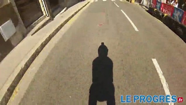 Lugdunum roller contest : la descente de Fourvière comme si vous y étiez...