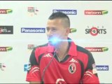 Trinidad and Tobago batsman Rayad Emrit pre match conference