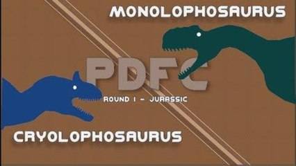 PDFC - Cryolophosaurus vs Monolophosaurus