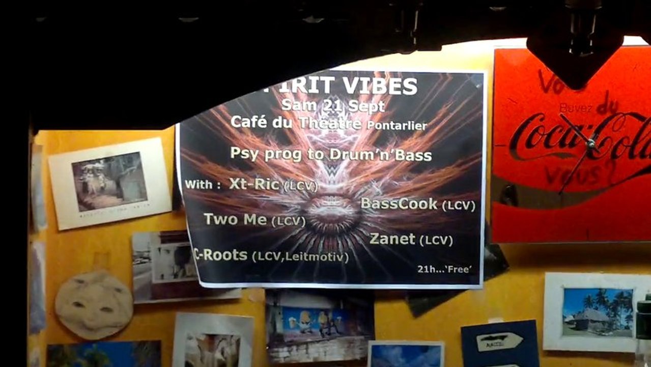 Dj Basscook - Spirit Vibes - Café Du Théatre - France 2013