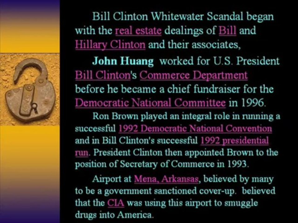 The  twenty five  deaths connected to Bill and Hillary Clinton