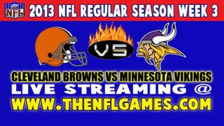 Watch Cleveland Browns vs Minnesota Vikings Live Streaming Game Online