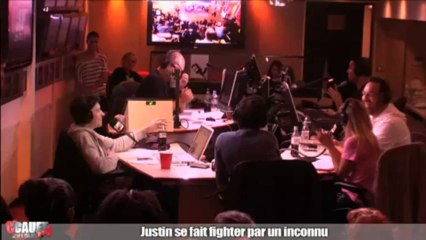 Justin se fait fighter par un inconnu - C'Cauet sur NRJ