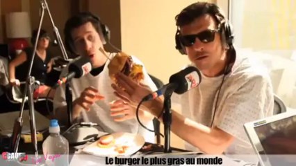 Le burger le plus gras au monde - C'Cauet NRJ