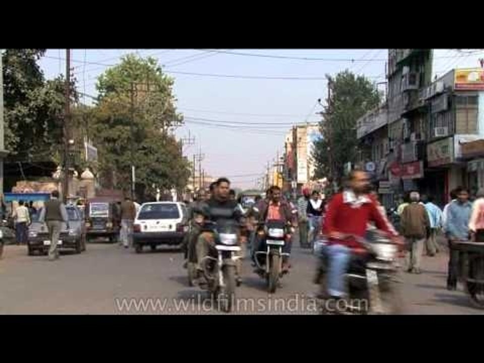 Driving through Gwalior city- Madhya Pradesh