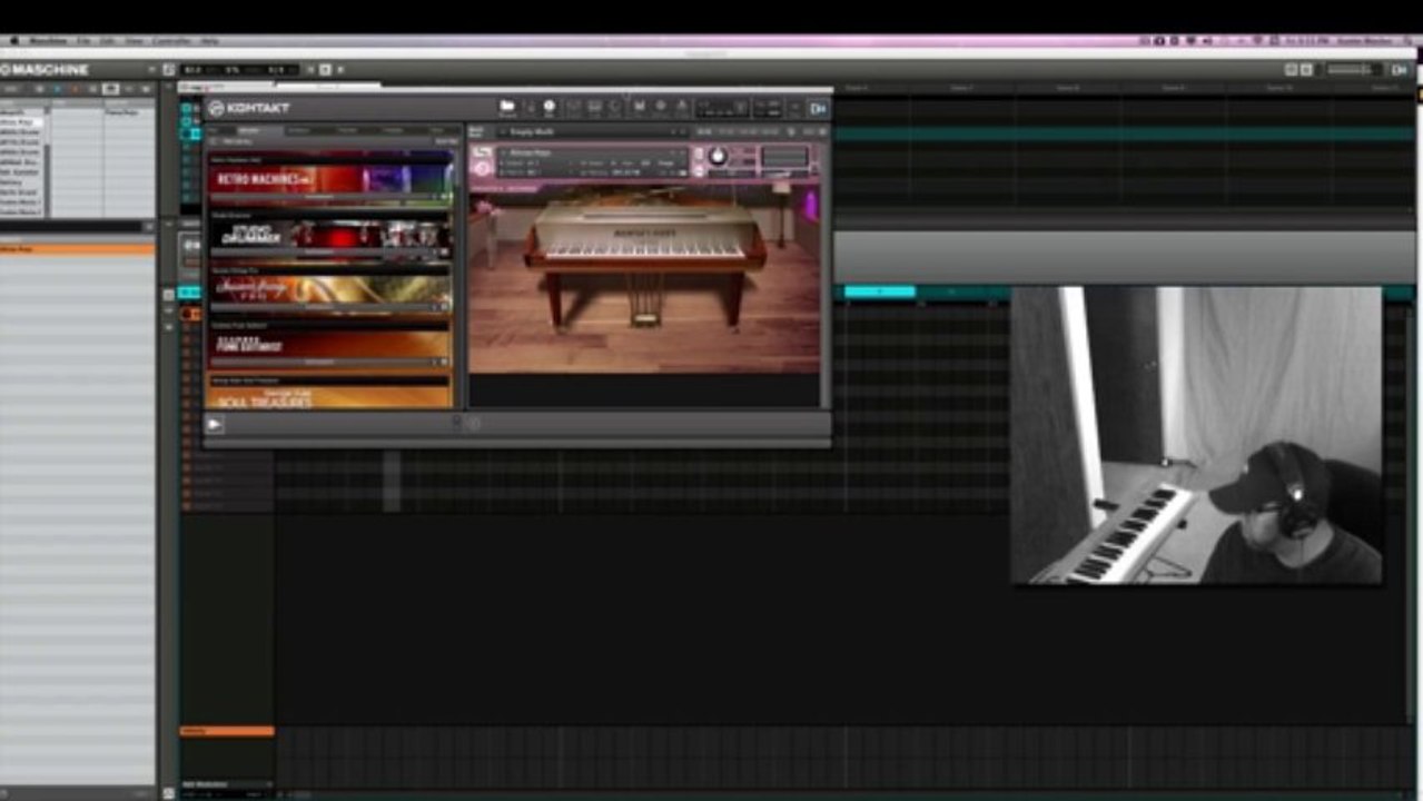 Native instruments Maschine  Beat Using Komplete 8 Ultimate Alicia's Keys & Battery