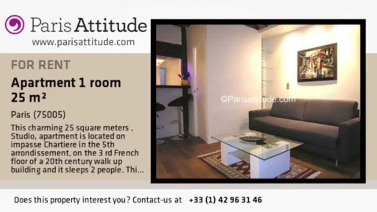 Studio Apartment for rent - Panthéon/Sorbonne, Paris - Ref. 6797