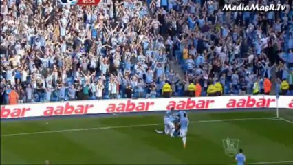 مانشستر سيتي 2-0 مانشستر يونايتد - أهداف الشوط الأول - 22/9/2013