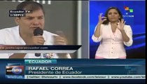 Tendrá Chevron Texaco sanción moral y económica de ciudadanos: Correa