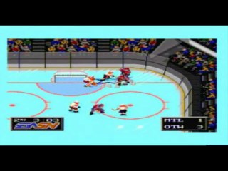 Mega Drive - NHLPA 93 - Ottawa vs Montreal - Round 1 - Game 3