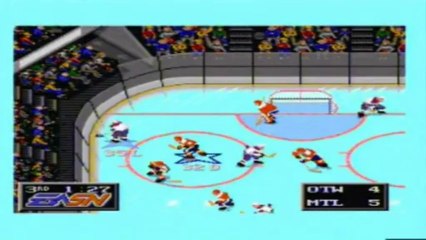 Mega Drive - NHLPA 93 - Ottawa vs Montreal - Round 1 - Game 5