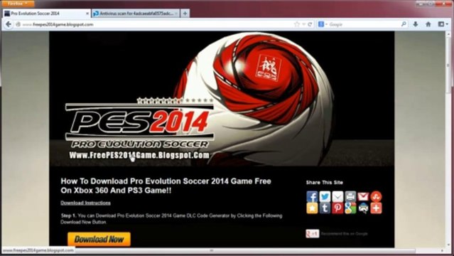 Pro Evolution Soccer 2014 Crack Leaked - Download on PC