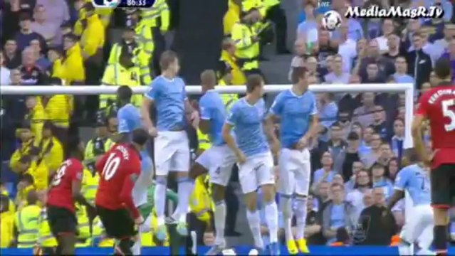هدف مانشستر يونايتد الأول في مانشستر سيتي - الأسبوع 5 - 22/9/2013