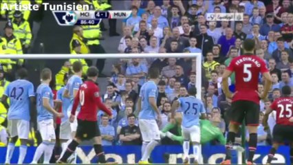 مانشستر سيتي - مانشستر يونايتد 4-1 هذف تذليل الفارق من واين روني