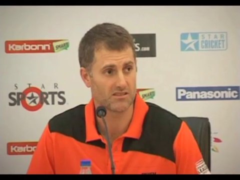 Perth Scorchers captain Simon Katich press conference