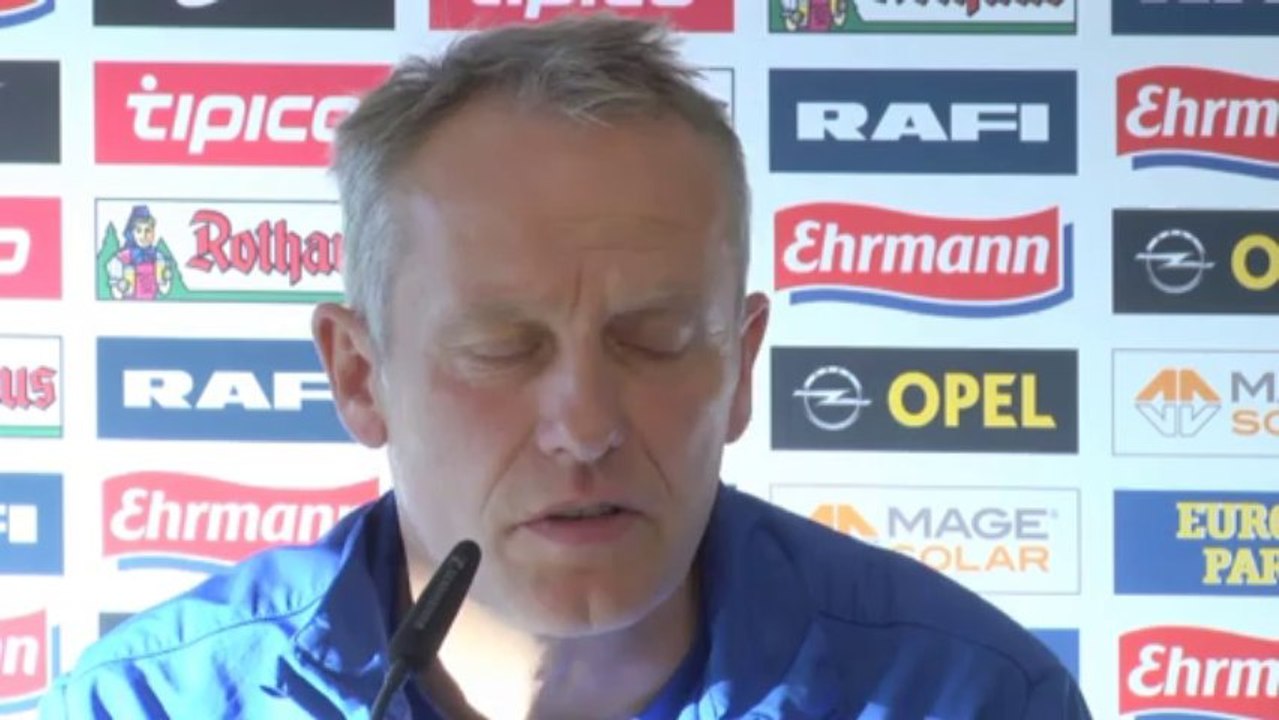 Streich: 'Nicht die Tabelle anschauen'