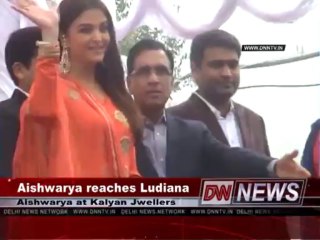 Aishwarya Rai Bachchan on stage in Ludhiana - 2013