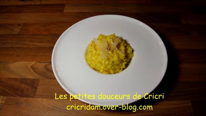 Risotto à la milanaise - Cricri les petites douceurs