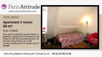 2 Bedroom Apartment for rent - St Paul, Paris - Ref. 2073