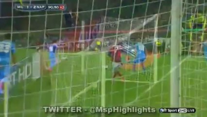 Milan vs Napoli 1:2 GOALS HIGHLIGHTS