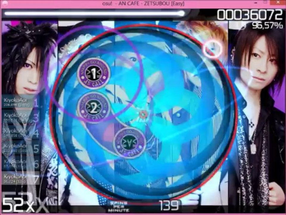 Let's play: Osu! - An Cafe (アンティック-珈琲店-) - Zetsubou (Easy Mode)