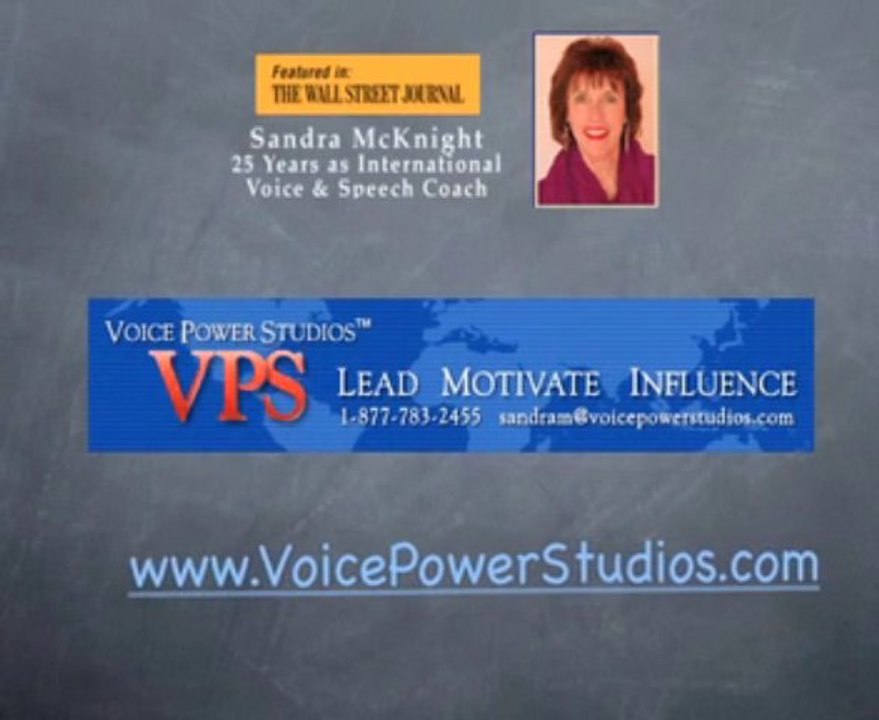 Executive Speech Coaching