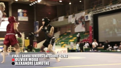 Olivier Moua vs Alexandre Lamothe : Finale Sanda Junior -52kg - Vichy 2013