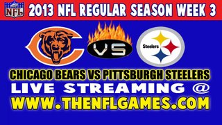 Watch Chicago Bears vs Pittsburgh Steelers Live Streaming Game Online