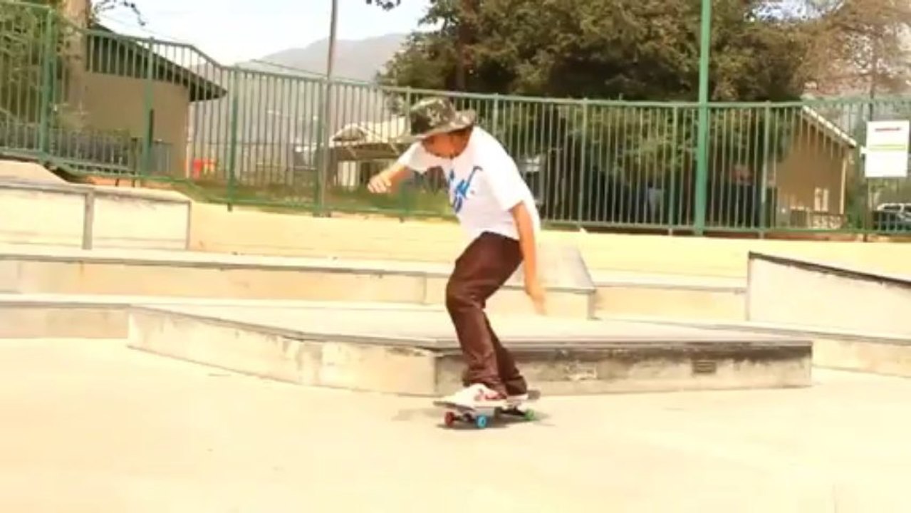Skateboarding slowed down