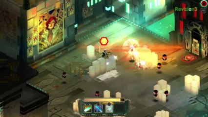 TRANSISTOR  Following Bastion with A New Science-Fiction World and Turn-Based Mechanics