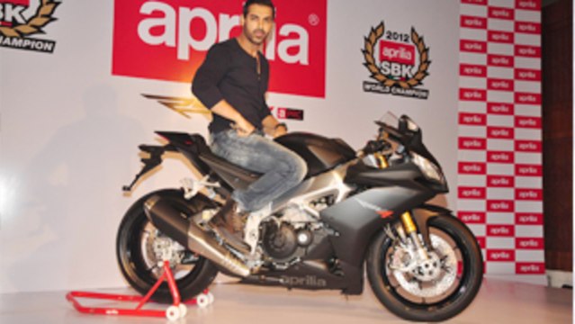 John Abraham Launches Aprilia RSV4 !