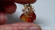 AAB03 - OPAL ORION - Pendentif Or 18 carats, Opale Feu Mexique, Diamants & Sapphires