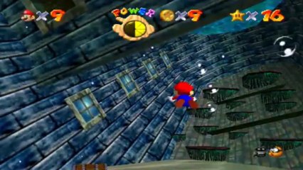 Super Mario 64 - Baie des Pirates - Etoile 1 : Pillez le bateau coulé