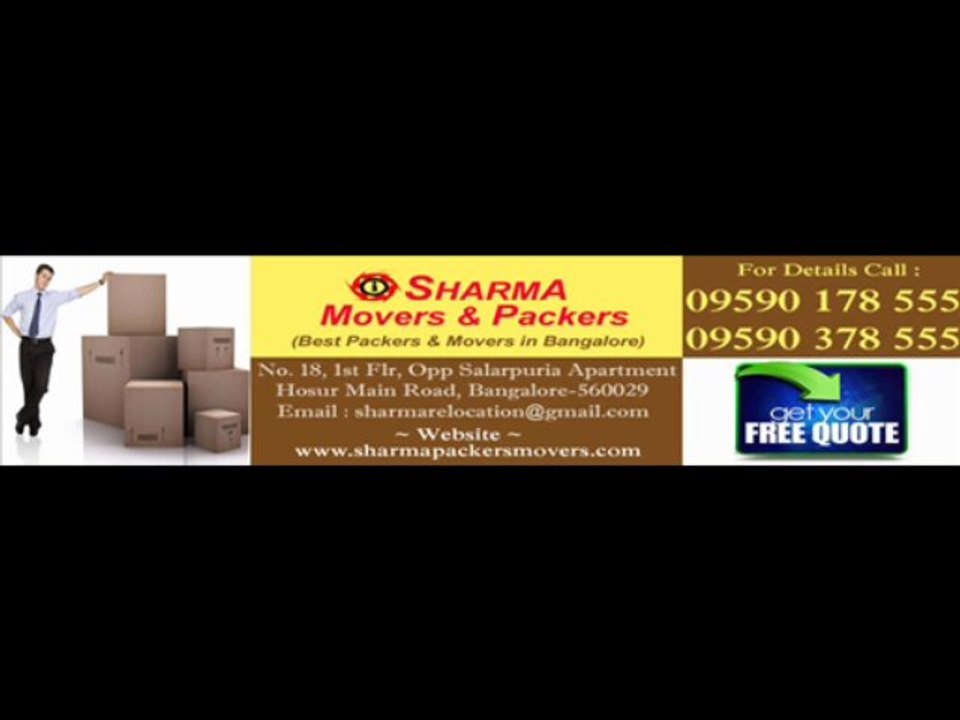 Packers and Movers Bangalore