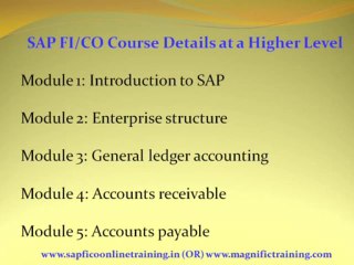 SAP FICO ONLINE TRAINING UK