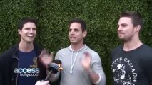 2013.07 Stephen Amell & Robbie Amell @ Access Hollywood-Comic Con