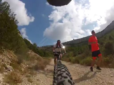Sortie VTT du 26 septembre 2013 a Luminy Mathieu ,Jean-Paul ,Alain KiKi 1