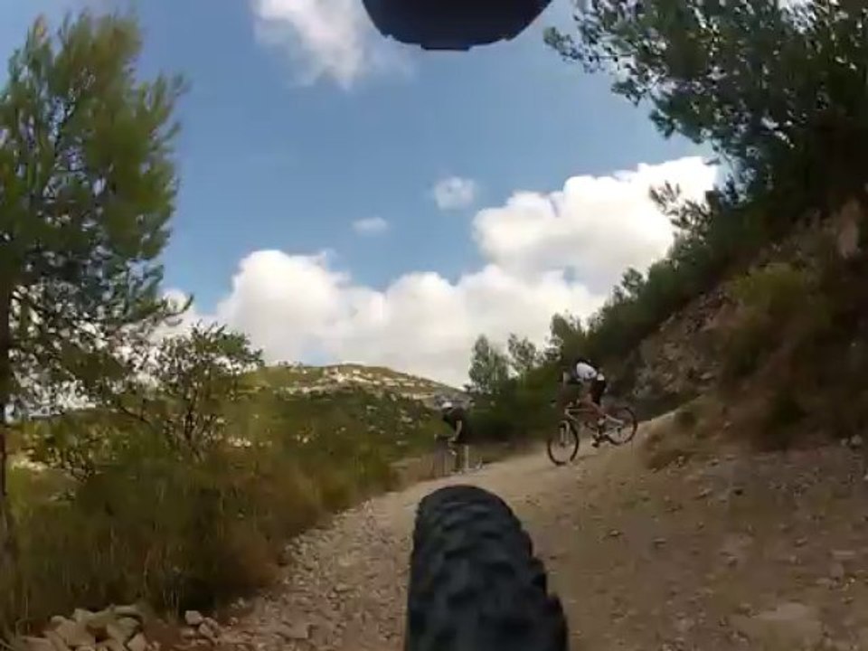 Sortie VTT du 26 septembre 2013 a Luminy  Mathieu ,Jean-Paul ,Alain KiKi 2