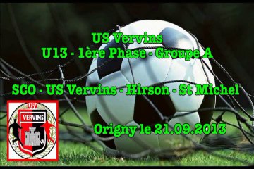 US VERVINS - Phase 1 - Groupe A - Origny - 21.09.2013
